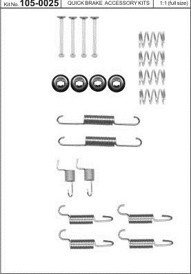 RESORTES PARA ZAPATAS DE FRENADO CHEVROLET LACETTI  