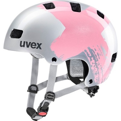 Kask rowerowy Uvex Kid 3 r. M srebrno różowy
