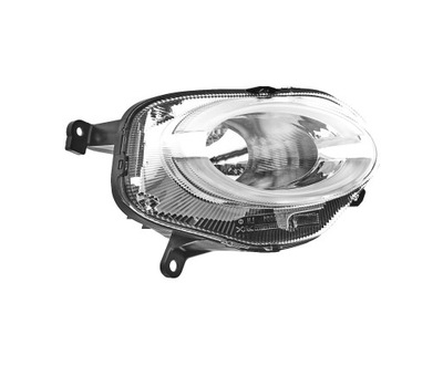 Fiat 500 15 - лампа передня фара правий фото №1