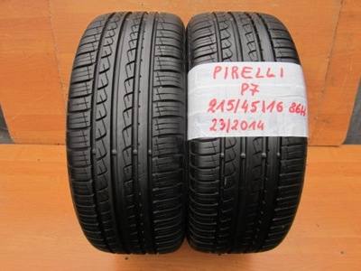 215 45 16 TIRES PIRELLI P7 86H 24/2014 7.5MM 1PARA POLO IBIZA FABIA RAPID  