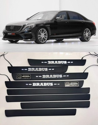 BRIDAS AL UMBRALES DIODO LUMINOSO LED MERCEDES CLASE S W222 AMG  