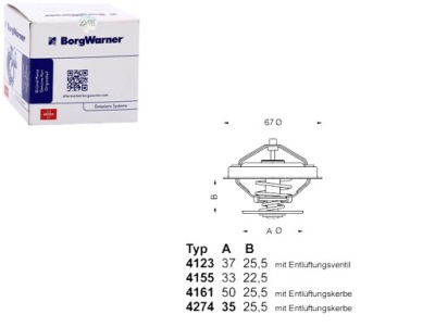 Wahler 4123.80d термостат, рідина охолоджуючий фото №1