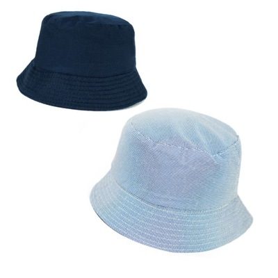 BUCKET HAT kapelusz czapka rybacka DWUSTRONNA 52cm