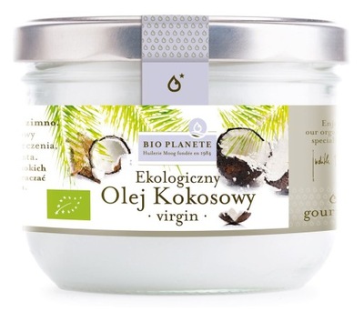 OLEJ KOKOSOWY 200ml BIO PLANET virgin