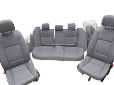 Bmw f10 sedan заднє сидіння спинка сидіння сидіння середина салон сіра шкіра фото №1