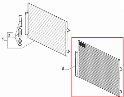 Радіатор конденсатор кондиціонера alfa romeo giulia фото №1