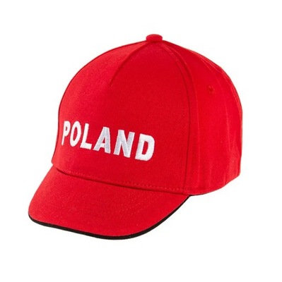 Cool Club czapka z daszkiem POLAND czerwona r 56