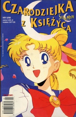 Sailor Moon Czarodziejka z księżyca nr 5/98