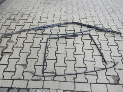 4 mercedes w201 190 молдинг кровельная стойка a рамка стекло задний  комплект  sportline фото №1