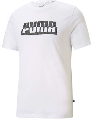 Męska koszulka PUMA 588497 02 t-shirt biały 2XL