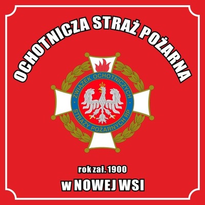 Szyld OSP Ochotnicza Straż Pożarna BANER PLANDEKA