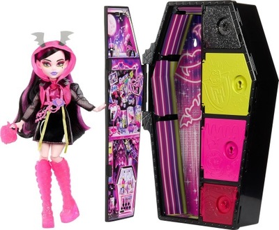 Monster High Staszysekrety Draculaura Seria 3 Neonowa