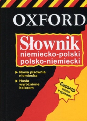 Słownik Oxford niemiecko-polski , polsko-niemiecki