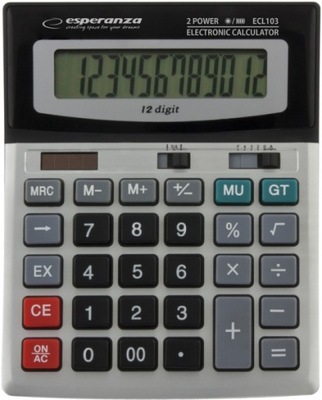 Kalkulator biurkowy EULER elektroniczny