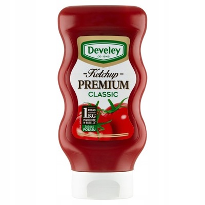 Ketchup łagodny Pomidorowy Develey 460 g