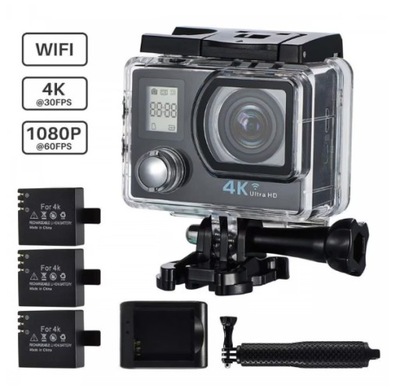 Kamera sportowa OMORC 4K 30FPS Ultra HD 16MP WiFi HDMI wodoodporna