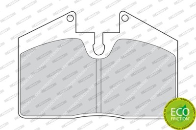 FERODO FERODO FDB451 КОМПЛЕКТ КОЛОДОК ШАЛЬМІВНИХ, ГАЛЬМА TARCZOWE