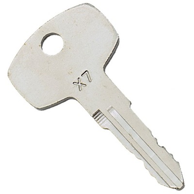 1 PC. KEYS KEY 00-000X7 X7 CART NISSAN  