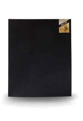 Podobrazie bawełniane czarne BLACK 180x250