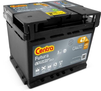 АККУМУЛЯТОР CENTRA FUTURA 12V 47AH 450A CA472