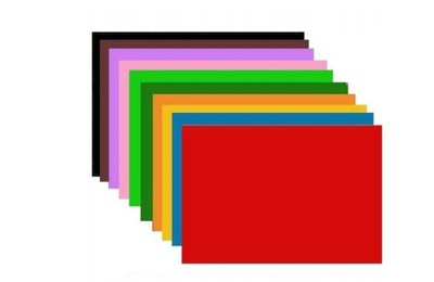 Brystol A1 (20 arkuszy) mix kolorów KRESKA 170g