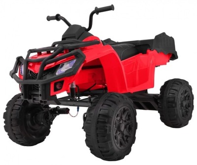 Quad XL ATV na akumulator dla dzieci Czerwony