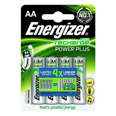 Energizer AA/HR6, 2000 mAh, Rechargeable Accu Powe