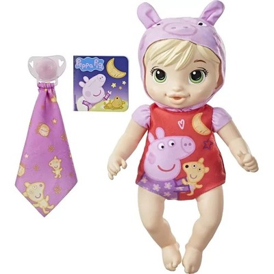 Lalka Baby Alive w piżamce Świnka Peppa