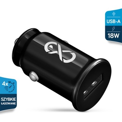 Ładowarka samochodowa szybka transmiter 2xUSB