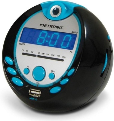 RADIOBUDZIK METRONIC 477016 FM USB MP3 PROJEKTOR