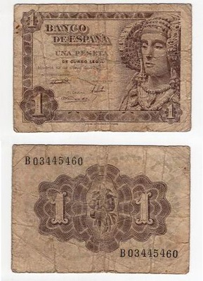 HISZPANIA 1948 1 PESETA