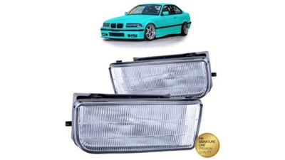 КОМПЛЕКТ ФАРИ PRZECIWMGIELNYCH BMW 3 (E36) КУПЕ TOURING COMPACT КАБРИОЛЕТ СЕДАН фото