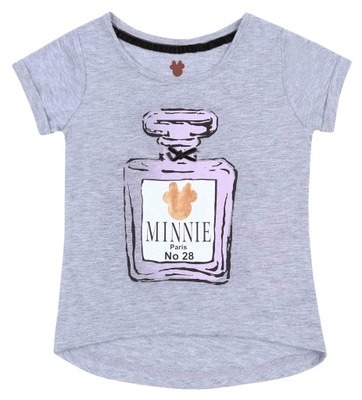Szara koszulka Minnie Mouse DISNEY 5-6 lat 116 cm