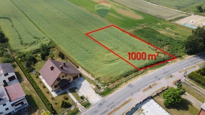 Działka, Witkowice, Kęty (gm.), 1000 m²