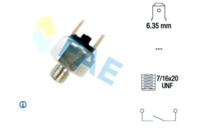 FAE JUNGIKLIS ŽIBINTŲ STABDŽIO RENAULT 10 4 8 10.62-09.83 