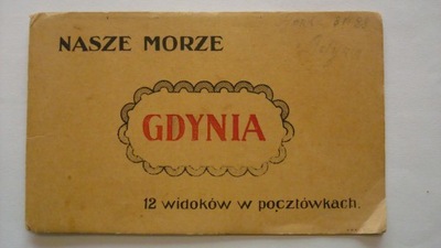 11 x Pocztówka Gdynia nasze morze 1926