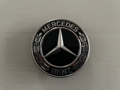 MERCEDES W167 W253 W254 W463 W290 W420 EMBLEMA PARTE DELANTERA AMG NEGRO ORIGINAL  