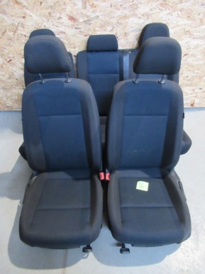 Vw caddy iv 4 2k сидіння сидіння заднє сидіння isofix niebieskie kutamo фото №1