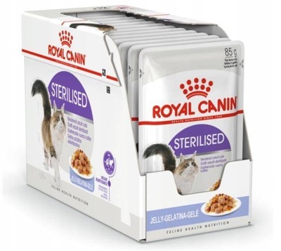 Royal Canin Sterilised jelly karma dla kota 12x85g