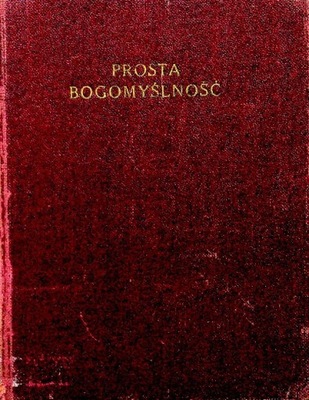 Prosta bogomyślność