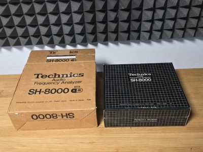 TECHNICS SH-8000 + RP-3800E MADE IN JAPAN Audio Frequency Analyser F23%