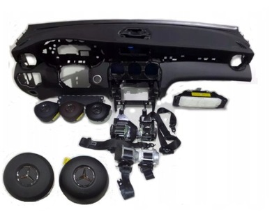 Mercedes-benz glc lift панель приладів панель приладів подушка безпеки ремені фото №1