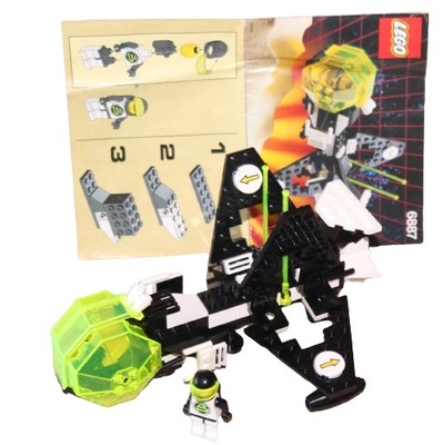 LEGO SPACE CLASSIC BLACKTRON 6887 INSTRUKCJA ZESTAW