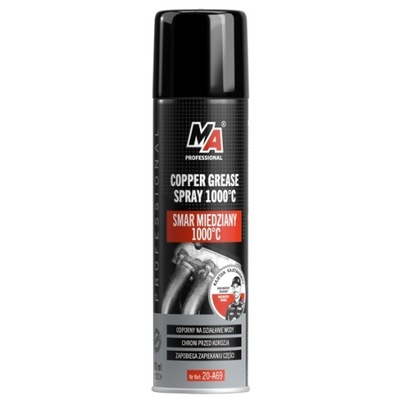 МОЕ AUTO СМАЗКА МЕДНЫЙ 200ML 1000°C SPRAY / MA PROFESSIONAL