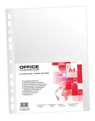 KOSZULKI NA DOKUMENTY PP A4 100SZT