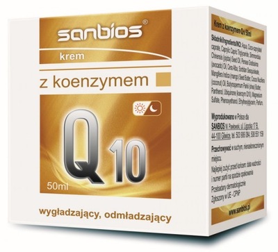 SANBIOS KREM Z KOENZYMEM Q10 ODMŁADZAJĄCY 50 ML