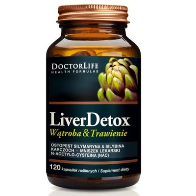 Doctor Life Liver Detox ochrona wątroby,120kaps