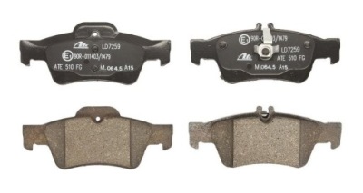 Тормозные колодки тормозные ate 13.0470-7259.2 фото №1