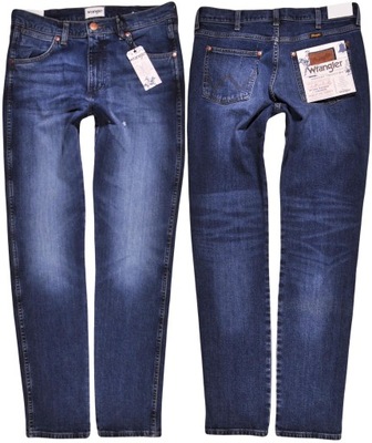 WRANGLER spodnie TAPERED jeans LARSTON W30 L34