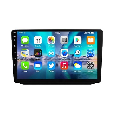 2DIN RADIO 10.1'' DISPLAY ANDROID 13 SKODA FABIA 2 2007-2014 SWC GPS CARPLAY  